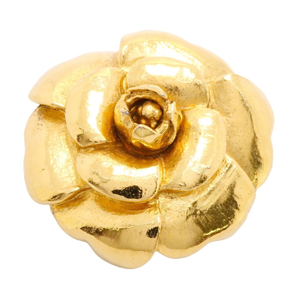 CHANEL Gold Brooch